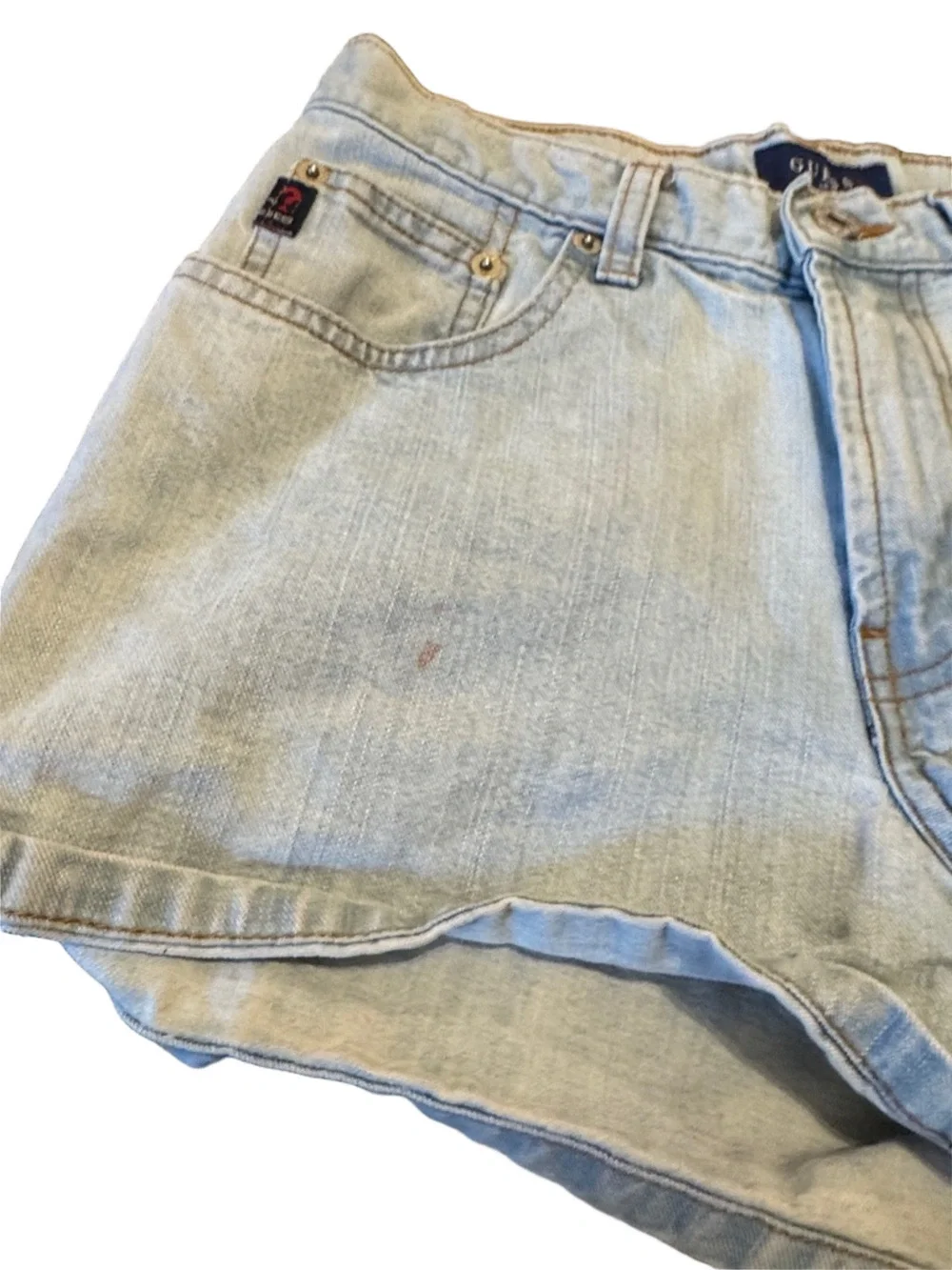 GUESS Light Blue Denim Jean Shorts Size 26